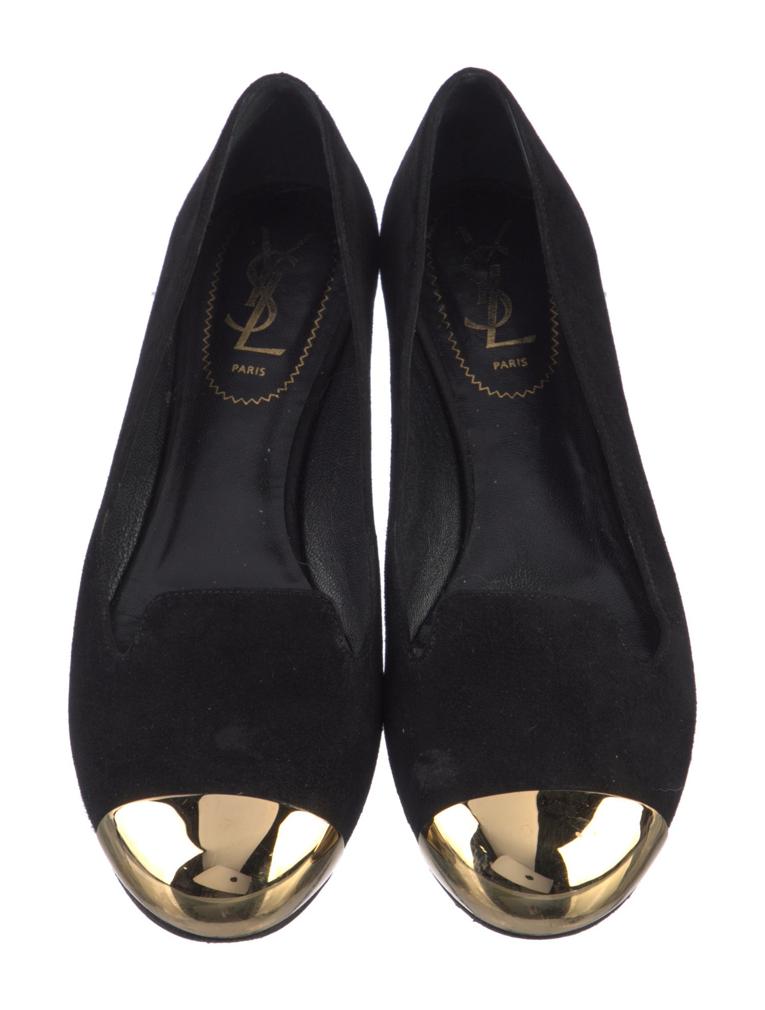Yves Saint Laurent Rive Gauche Suede Flats